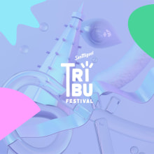 Tribu Festival 2021. Un proyecto de Diseño, Br, ing e Identidad, Eventos y Diseño gráfico de Clara Briones Vedia - 03.09.2022