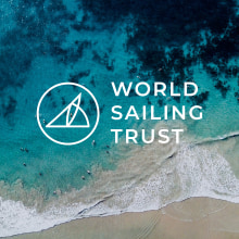 World Sailing Trust Identity. Een project van  Br, ing en identiteit, Grafisch ontwerp y Logo-ontwerp van Pili Enrich Pons - 03.09.2022