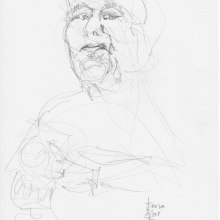 Sketch & colour. Un proyecto de Bellas Artes, Bocetado, Pintura a la acuarela, Dibujo de Retrato y Dibujo anatómico de Teresa Montalvao Hodson - 03.09.2022