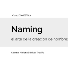 Mi proyecto del curso: Naming: el arte de la creación de nombres. Un proyecto de Publicidad, Br, ing e Identidad, Consultoría creativa, Gestión del diseño y Naming de msaldi - 04.09.2022
