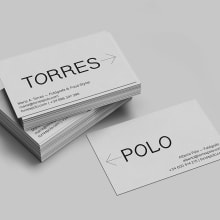 Rebranding para Torres+Polo. Un proyecto de Br, ing e Identidad, Diseño gráfico y Diseño de logotipos de La Tecla Studio - 08.09.2022