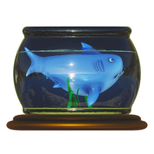 Shark - nomad sculpt. Un proyecto de 3D de Julian Rivas - 29.08.2022