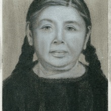 Retrato Abuela Eloísa. Un proyecto de Bellas Artes, Dibujo a lápiz y Dibujo de Retrato de Pablo Montenegro - 13.09.2022
