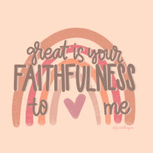 Great Is Your Faithfullness. Un proyecto de Lettering digital, H y lettering de fromthepen - 15.11.2020