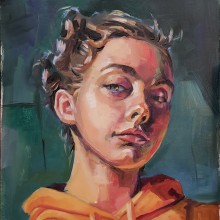 My project for course: Expressive Oil Portraiture: Explore the Alla Prima Technique. Artes plásticas, Pintura, Ilustração de retrato, e Pintura a óleo projeto de elliot - 13.09.2022