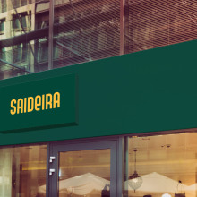 SAIDEIRA. Un proyecto de Br, ing e Identidad, Diseño gráfico, Tipografía, Naming y Diseño de logotipos de Leonardo Teixeira - 22.09.2022