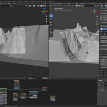 My project for course: Futuristic 3D Environments with Photoshop and Blender. Un progetto di 3D, Postproduzione fotografica, Ritocco fotografico e Modellazione 3D di Darren F - 14.09.2022