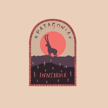 Patagonia Innsbruck Flagship Brand. Traditional illustration, Br, ing & Identit project by Rachel Katstaller - 12.01.2018