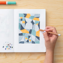 Color and Texture Toolbox. Un proyecto de Ilustración tradicional, Sketchbook y Teoría del color de Rachel Katstaller - 25.09.2022
