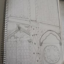 Inspired piece . Architecture, Pencil Drawing, and Drawing project by Madeliene - 09.26.2022