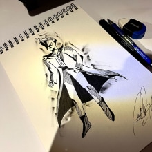 Mi proyecto del curso: Dibujo de personajes manga desde cero. Ilustração tradicional, Design de personagens, Comic, Desenho a lápis, Desenho, e Mangá projeto de Erick Del Aguila - 03.10.2022