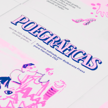 Poegráficas. Editorial Design, and Graphic Design project by Guillermo Mendoza - 04.24.2021