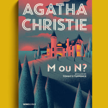 Agatha Christie. Design e Ilustração tradicional projeto de Rafael Nobre - 05.10.2022