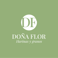 Doña Flor: Harinas y granos. Design, Br, ing e Identidade, Consultoria criativa, Design gráfico, e Design de logotipo projeto de Sebastián Gavilán Parra - 06.10.2022