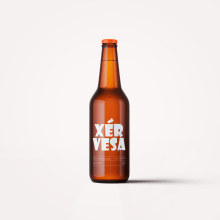 Xér vesa | Packaging de cerveza. Un proyecto de Diseño, Diseño gráfico, Packaging, Naming, Creatividad y Diseño de logotipos de Alba Rubio Campillo - 07.10.2022