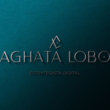 Identidade Visual l Aghata Lobo. Design, Br, ing e Identidade, e Design de logotipo projeto de Camila Brechani Duarte - 10.10.2022
