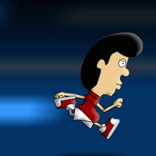 Cabeção cycle running (animation: Dentuço e Cabeção). Un proyecto de Motion Graphics, Animación, Vídeo y Animación de personajes de Rodrigo Alessander - 02.01.2020