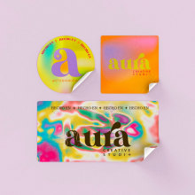 branding e identidad Studio Aura. Un proyecto de Diseño, Br e ing e Identidad de Michelle Moralst - 12.10.2022