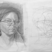 My project for course: Graphite Drawing Techniques for Planar Portraiture. Un proyecto de Bellas Artes, Bocetado, Dibujo, Dibujo de Retrato, Dibujo realista y Dibujo artístico de Nikoletta Theodoropoulou - 01.10.2022
