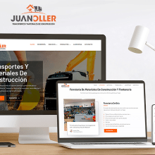 Materiales de construcción Juan Oller. UX / UI, Web Design, Web Development, and SEO project by Jose Medina - 03.04.2021