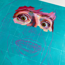 My (optional) final project: Paint expressive eyes for vibrant portraits. Ein Projekt aus dem Bereich Traditionelle Illustration, Malerei, Porträtillustration und Ölmalerei von Alai Ganuza - 18.10.2022