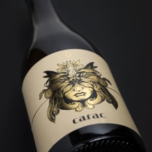 CARAC | Naming, branding and label design. Design, and Traditional illustration project by Alacuerno - 10.19.2022