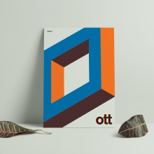 Ott, poster. Poster Design project by Oliver Albergo - 10.19.2022