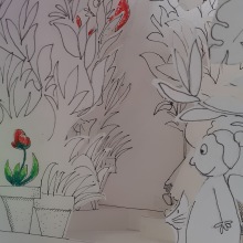 Un invité inattendu. Un progetto di Illustrazione tradizionale, Artigianato, Papercraft, Stor, telling, DIY e Narrativa di Lucie Thiam Bouleau - 19.10.2022