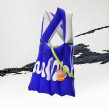 inflate bag_mmim_. 3D, Design de acessórios, Moda, Animação 3D, Design de moda, Modelagem 3D, e 3D Design projeto de sadti - 23.10.2022