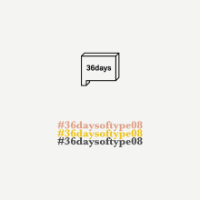 36 days of type #08. Design, Traditional illustration, Graphic Design, T, pograph, Vector Illustration, Digital Illustration, T, pograph, and Design project by Laura CM - 11.01.2022