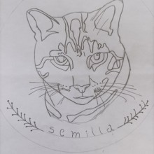 Mi proyecto del curso: Retratos bordados de mascotas: pinta con hilo. Bordado, Ilustração têxtil, Ilustração naturalista, e Design têxtil projeto de Paola HC - 02.11.2022