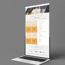 CDmon diseño web, landings,  newletter, banners, redes sociales. Design, Graphic Design, Web Design, and Web Development project by Diana Tubau Gassiot - 11.24.2014
