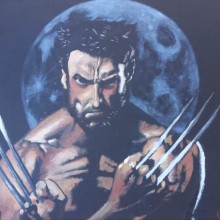 olio su tela Wolverine. Traditional illustration, Painting, and Portrait Illustration project by Emanuele - 11.05.2022