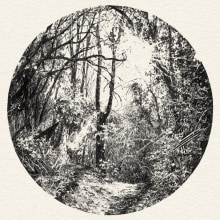 Forest Drawing. Un proyecto de Bellas Artes, Dibujo e Ilustración con tinta de Fujiko Rose - 13.11.2022