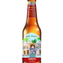 Amstel campaña. Traditional illustration, Advertising, Motion Graphics, Product Design, Creativit, Drawing, and Digital Illustration project by Laura Castelló - 11.14.2022