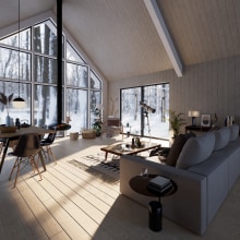 snow house. Un proyecto de Diseño, 3D, Animación, Arquitectura y Arquitectura interior de Domenico Ventura Pedriquez - 15.11.2022