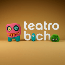 Logotipo 3D para Teatro Bicho. Un proyecto de Diseño, 3D, Br e ing e Identidad de eFe Muñoz - 15.11.2022