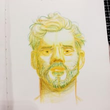 My project for course: Vibrant Portrait Drawing with Colored Pencils. Un proyecto de Dibujo, Dibujo de Retrato, Sketchbook y Dibujo con lápices de colores de Alumn Lance Pugay - 15.11.2022