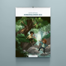 Kalender für Kinder 2023 Ein Projekt aus dem Bereich Traditionelle Illustration, Zeichnung und Kinderillustration von Martina Hoffmann - 01.10.2022
