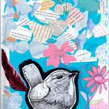 Primavera eterna. Design, Traditional illustration, and Collage project by Nieves Ferragut - 11.17.2022