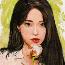 She is IU - 아이유 - Lee Ji Eun - dlwlrma - My Project in Portrait Painting by Rod Lovell. Traditional illustration, Fine Arts, Painting, Vector Illustration, Pencil Drawing, Drawing, Portrait Photograph, Digital Illustration, Watercolor Painting, Portfolio Development, Portrait Illustration, Portrait Drawing, Realistic Drawing, Artistic Drawing, Fine-Art Photograph, Acr, lic Painting, Brush Painting, Botanical Illustration, Oil Painting, Digital Drawing, Digital Painting, Figure Drawing, Self-Portrait Photograph, Gouache Painting, and Colored Pencil Drawing project by Rod Lovell - 11.18.2022