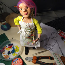 My project for course: Introduction to Puppet Making for Stop Motion. Arts, Crafts, Stop Motion, Art To, and s project by heathermillerart4u - 11.07.2022