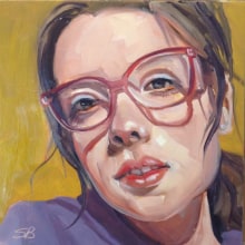 My project for course: Portrait Painting with Oil: Explore Light and Shade. Un proyecto de Bellas Artes, Pintura, Ilustración de retrato y Pintura al óleo de sonjab - 18.11.2022