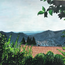 View in Toscany. Un proyecto de Pintura acrílica de Aline Boersen - 01.11.2022