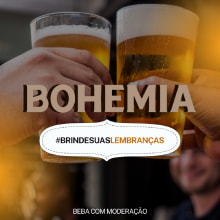 Bohemia, #BrindeSuasLembranças. Publicidade, Marketing, Cop, writing, Criatividade, e Redação de conteúdo projeto de giuliodomeniquini - 16.11.2022