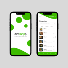 dietmapp | My project for course: App Design with Figma: From Brief to Prototype. Un proyecto de Diseño, UX / UI, Diseño mobile, Diseño digital, Diseño de apps, Desarrollo de apps y Diseño de producto digital de Sinefin Gış - 22.11.2022