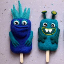 My project for course: Art Toy Creation: Needle Felting Technique. Character Design, Arts, Crafts, To, Design, Fiber Arts, Needle Felting, and Textile Design project by maria_xy - 11.24.2022
