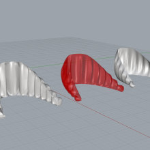Il mio progetto del corso: Modellazione di pattern 3D con Rhino Grasshopper. Un proyecto de Diseño, 3D, Arquitectura, Diseño industrial, Diseño de producto, Modelado 3D y Diseño 3D de nicholas rapagnani - 25.11.2022