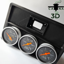 Modificacion de consola de mando para auto de carrera. 3D, Design industrial, Design de produtos, Modelagem 3D, 3D Design, e Fabricação digital projeto de Tomás Canozo - 23.11.2022