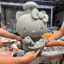 Hello Kitty Cafe Ein Projekt aus dem Bereich Skulptur von Chucho Rojas - 09.12.2022